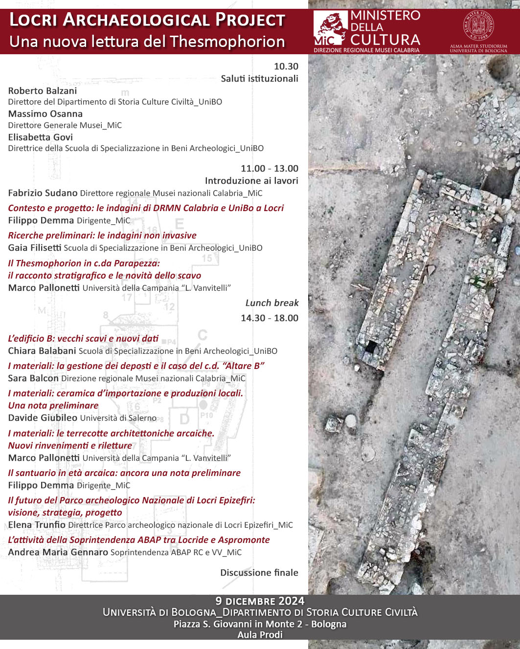 Locri Archaeological Project. Una nuova lettura del Thesmophorion